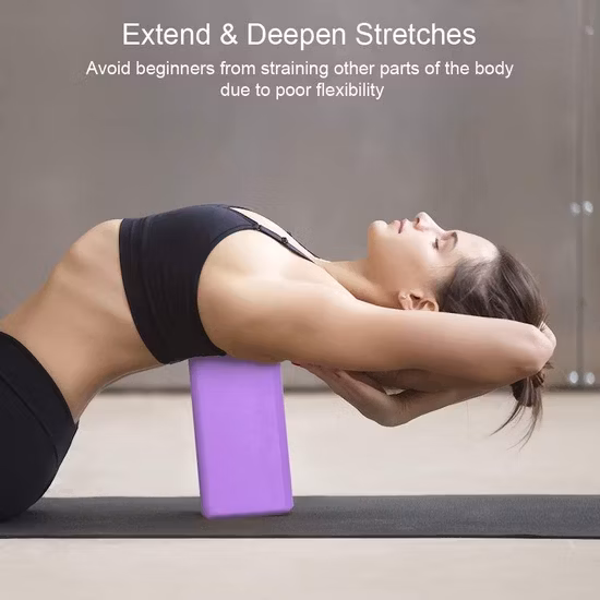 Nuovi blocchi per yoga ad altissima densità all'ingrosso Attrezzatura per yoga Blocchi per fitness in morbida schiuma EVA antiscivolo con logo personalizzato per esercizi di fitness in palestra per adulti Stretching