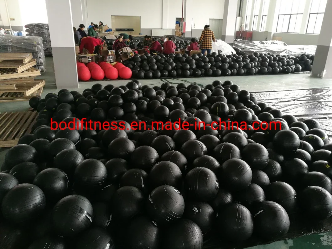 Customized Heavy Duty PVC Hard Rubber Cross Fit Sand Filling Slam Ball