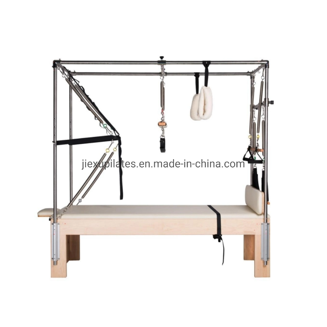 Factory Supply Cadillac Yoga Reformer Commercial Maple Wood Pilates Equipment