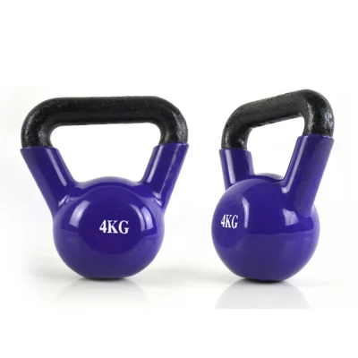 Produttore professionale di kettlebell con pesi liberi rivestiti in vinile