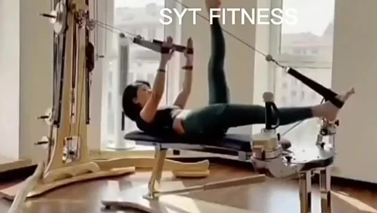 2022 Syt Pilates Zen Strumento morbido Ciclotrone Attrezzatura per colonna vertebrale in legno Macchina per esercizi di yoga